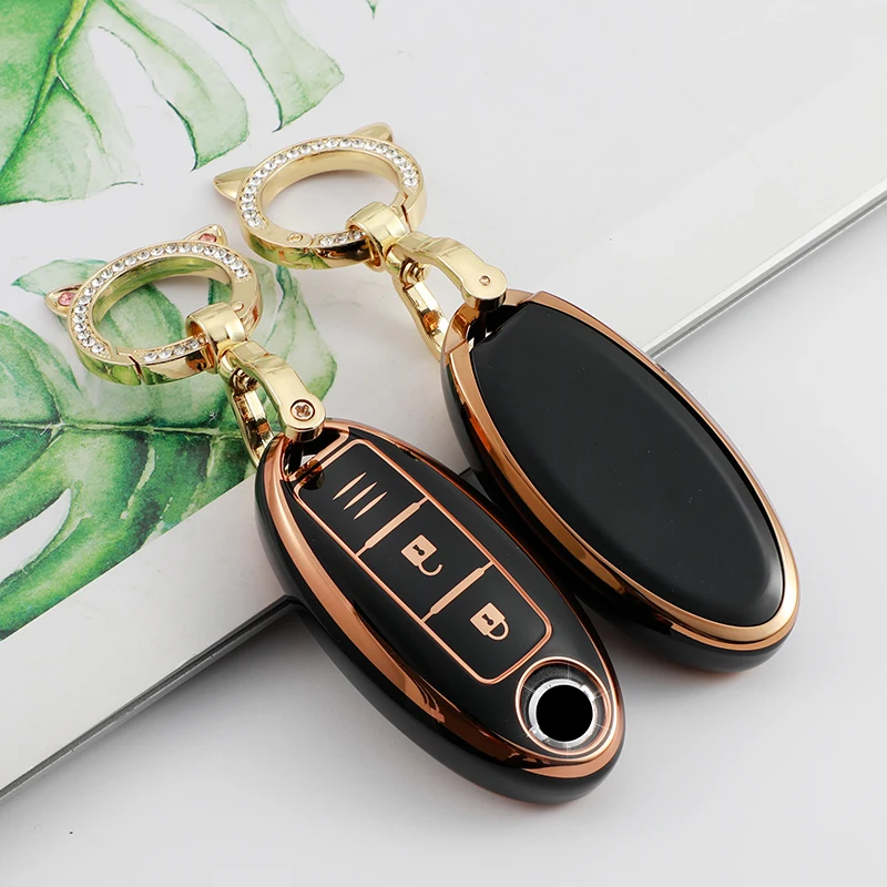 Weiche TPU Auto Remote Key Fall Abdeckung Shell Nissan Qashqai X-Trail T32 T31 Juke J10 J11 Kicks Tiida pathfinder Hinweis für Infiniti