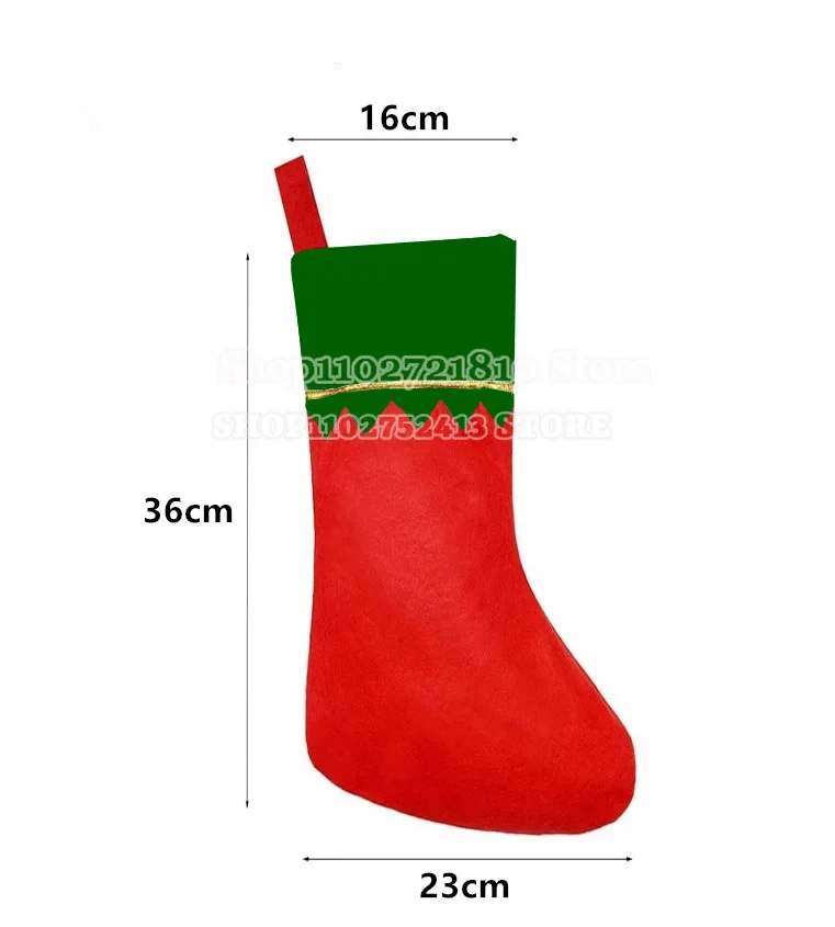 سنوبيس جوارب عيد الميلاد الكرتون الجوارب بنين بنات كاندي الكأس حقيبة التخزين شجرة عيد الميلاد ديكورات المنزل الاطفال هدية السنة الجديدة #2