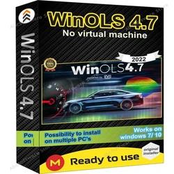 Winols 4.7 entièrement activé, fonctionne sur Windows 7 10, pas besoin de Vmalware, multilingue + 2021 Damos + ECM OUS ANIUM + outil de service IMMO