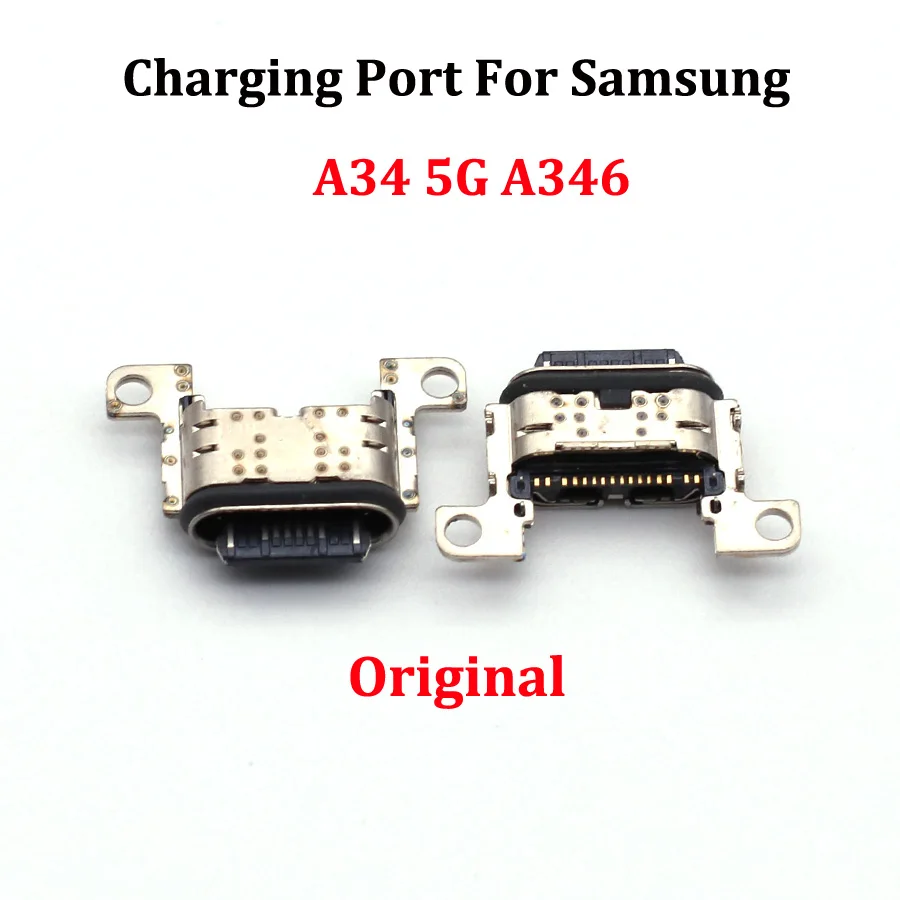 10 piezas, conector de carga USB original para Samsung A05 A15 A25 A35 A55 A13 A04 A04S A14 A23 A33 A24 A34 A54 A53, enchufe de carga 5