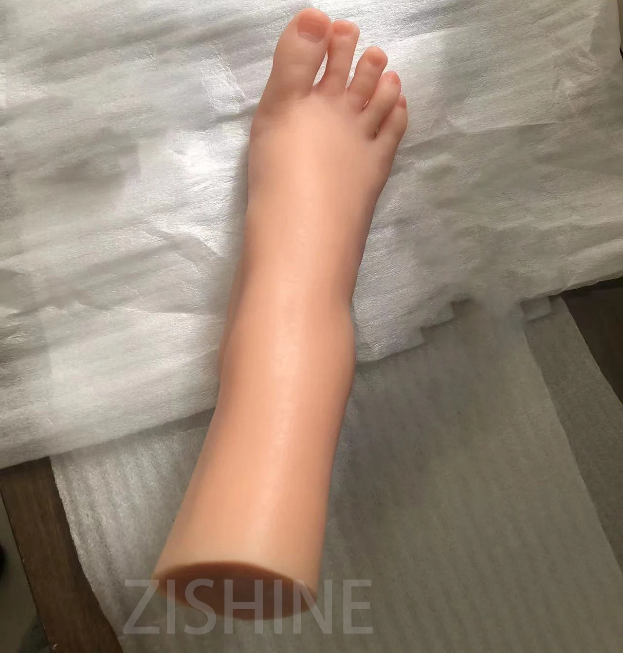 

Female Silicone Foot Model Nail Practice Realistic Foot High Quality Mannequin Feet Fetish Manicure Shoes Sock Display TG3607