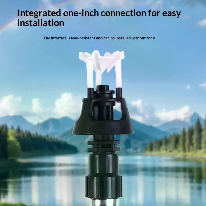 Plastic Rotary Watering Sprinkler Durable 360 Degree Wobbling Sprinklers Universal Garden Irrigation Nozzle