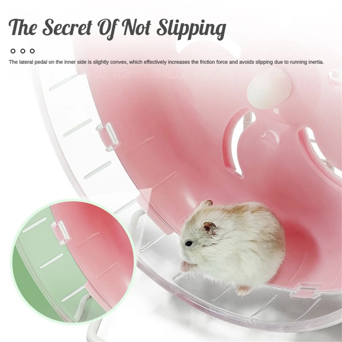 

A Hamster Sport Running Wheel Rat Small Mice Silent Jogging Hamster Gerbil Exercise Play Toys Brackets Accessories