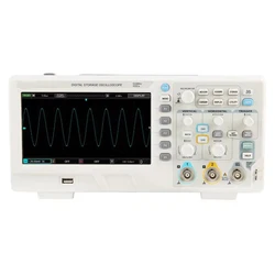 Digital 100MHZ Storage Oscilloscope USB Dual Channel Portable PC LCD Oscilloscope Waveform Tester