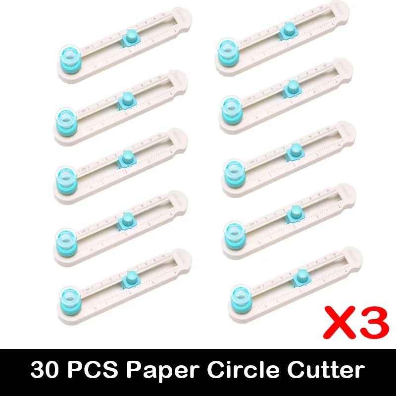 

10/50 PCS Plastic 2-20cm Circle Paper Cutter Multifunctional Craft Cutting Tools Paper Scrapbooking Cards Cutters For Offices