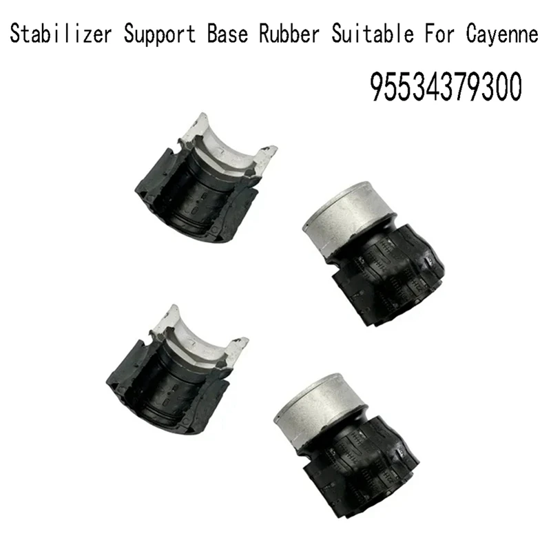 95534379300 1Lot/4Pcs Stabilizer Support Base Rubber Suitable For Cayenne