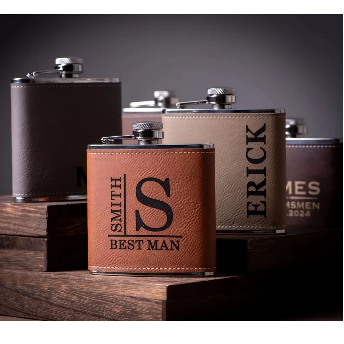 Personalized Flask for Men, Custom Groom Flask Gifts, Groomsmen Flasks, Groomsmen Gifts, Best Man Gift, Mens Gift, Dad Gift, Boy