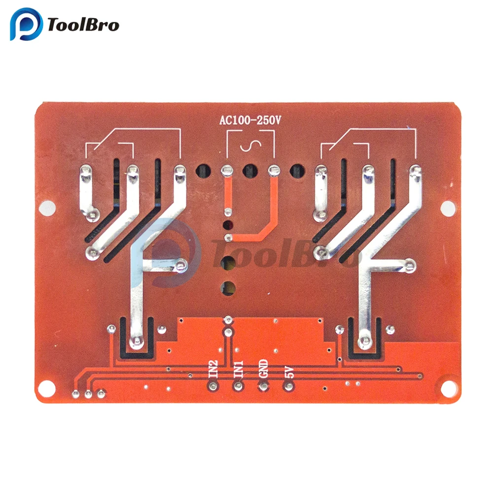 AC 100V-250V 30A 2 Channel Relay Module DC 5V High Low Level Trigger Control Relay Switch Board 110V 220V for Home Appliance