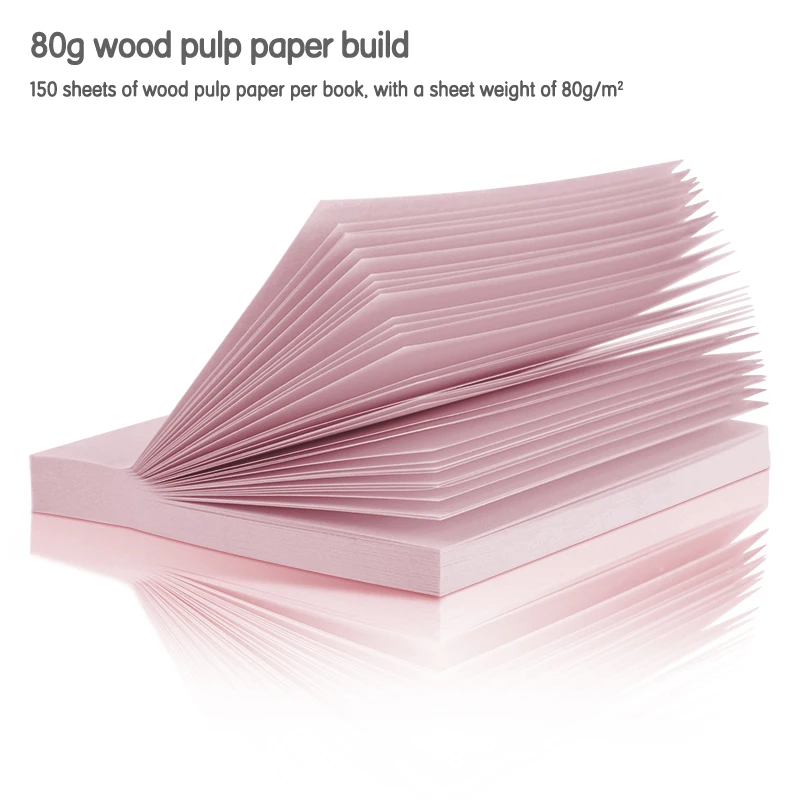 Deli 120/80/50 Sheets Multicolor Index Tabs Sticky Notes Index Transparent Post Stickers for Page Marker Planner School Stickers