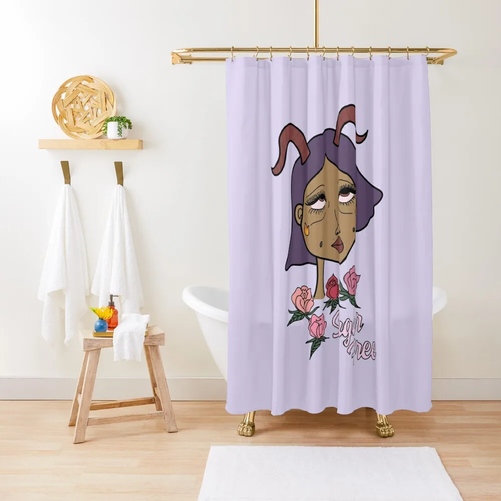 

firestarter Shower Curtain Bathroom Shower Set Waterproof Fabric Bathroom Bathroom Accessory Curtain