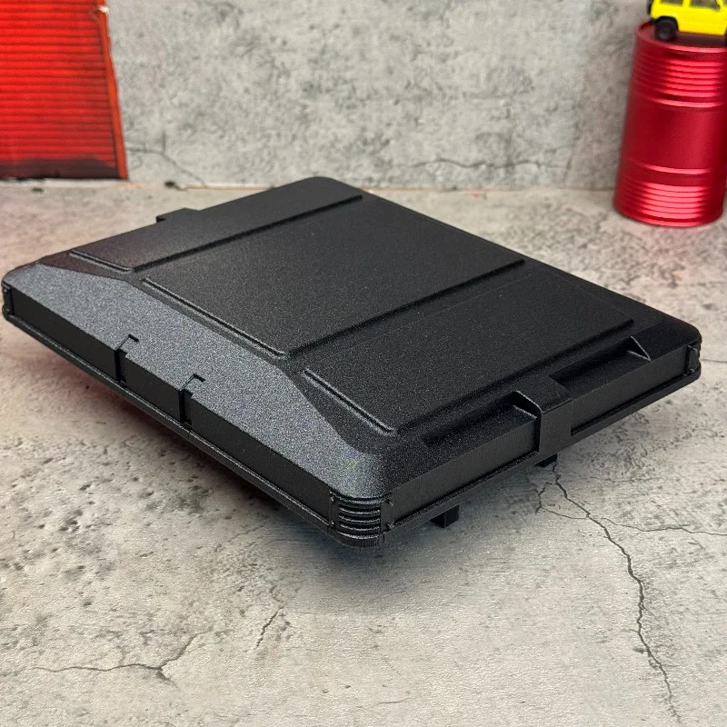 Magnetic Hard Shell Truck Bed Tent Cover for 1/8 Scale KM RAM 1500 RC Crawler - 3D Printed Operable Mood Parts RC Car Upgrade