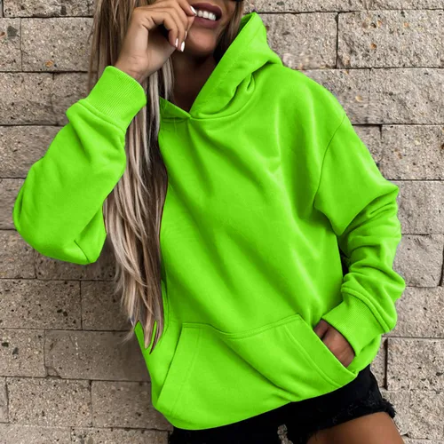 Sudadera informal de algodón con cuello redondo para mujer, Jersey de estilo perezoso, Sudadera con capucha Harajuku, ropa deportiva