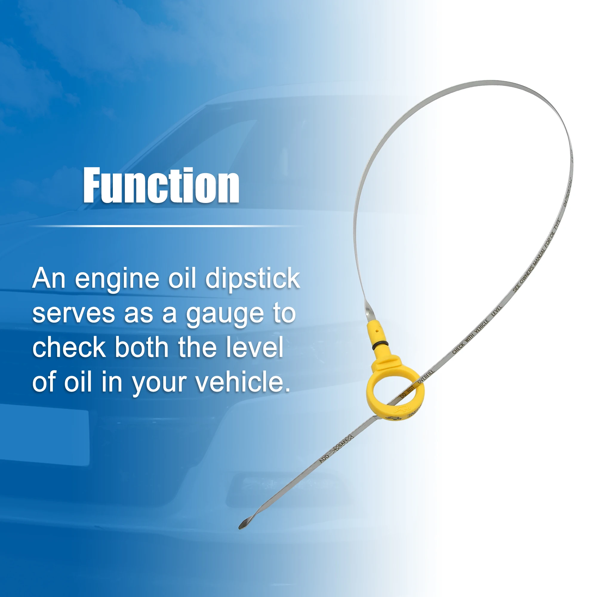 عصا قياس زيت المحرك UXCELL لكرايسلر 300 ، 5.7L ، Hemi V8 ، AWD C 2005-2008 ، دودج ماغنوم ، دودج تشارجر No.04792872AC