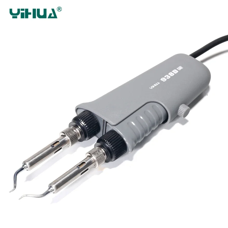 Newest 110V/220V EU/US/GB/AU PLUG YIHUA 938D Portable Hot tweezers Mini Soldering Station Hot Tweezer for BGA SMD repairing