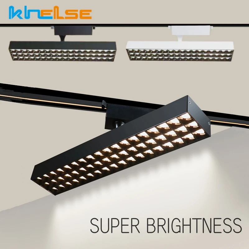 

Modern LED Grille Track Light 110/220V Super Bright Ceiling Rail Lamp Clothing Store Adjustable Fill Track Spot Lighting Fixture