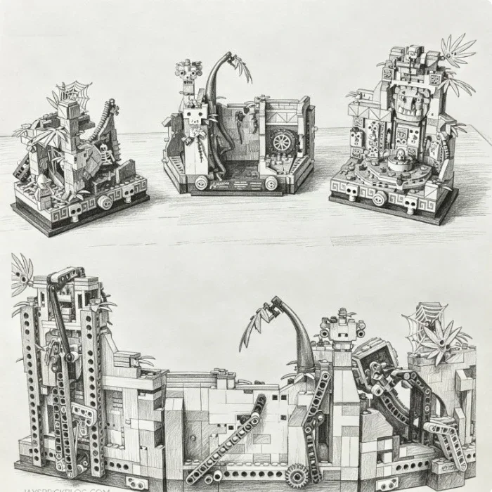 2026 NEW HOT The Cheapest MOC Idol Temple Building Toy Set, Suitable for Home Decoration and Birthday/Christmas Gifts