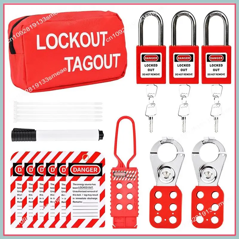 

N94R Lockout Tagout Kit, Lock Out Tag Out Kits Electrical, Group Lockout Hasps, Loto-Tags, Lock Out Tag Out Padlock