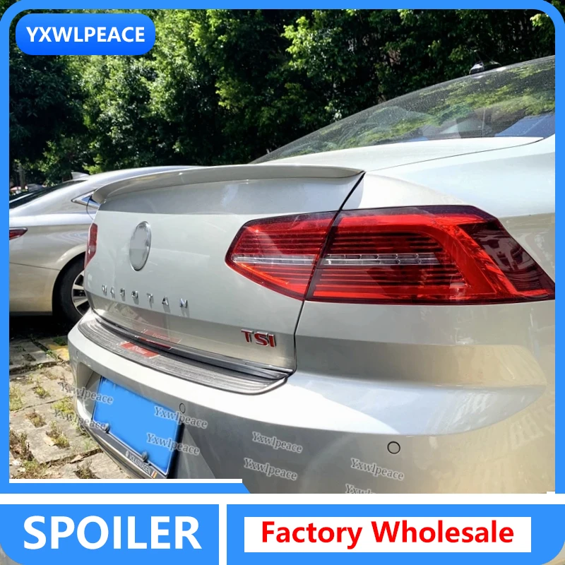 

Suitable For Passat B8 2017-2018 Spoiler Magotan ABS Material Car Rear Wing Trim Primer Color Trunk Spoiler