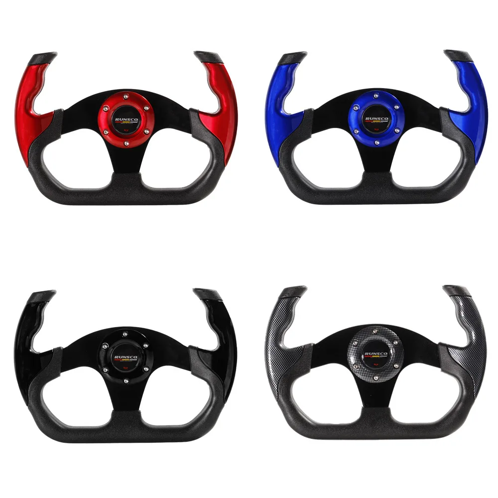 Car Drift D-Type X New Modified Sport Racing Steering Wheel Universal PU13 inch