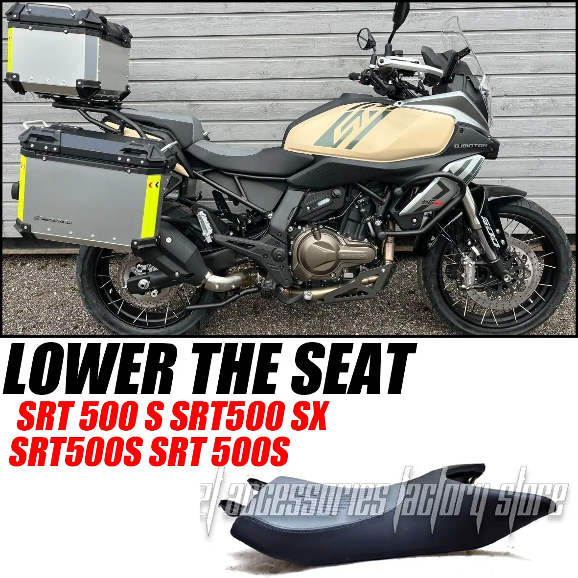 

Подходит для SRT500S SRT 500S SRT 500, опускающее сиденье мотоцикла, комфортная подушка сиденья с подогревом, подушка сиденья с наклоном 30 мм