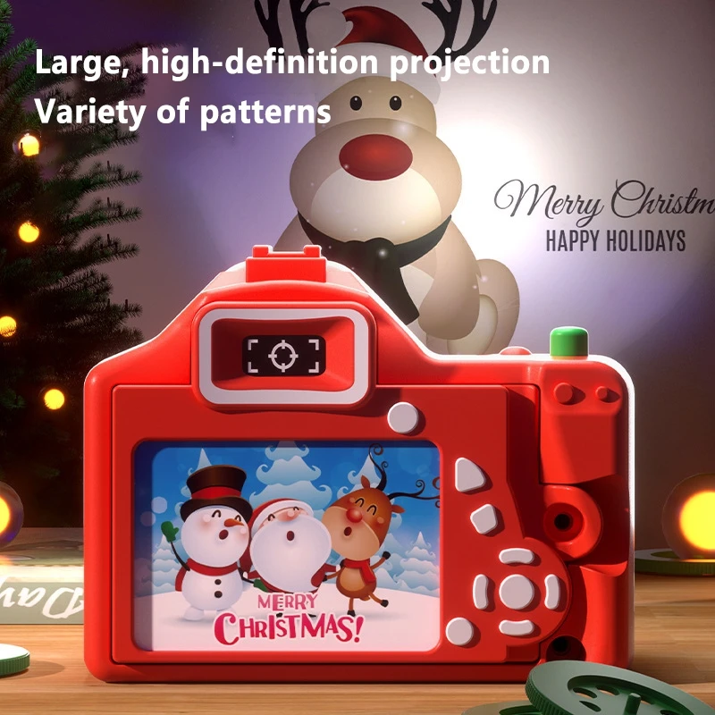 Toy Projection Camera Christmas Projector Christmas Gift Atmosphere Luminous Toy Gift Children Increase Atmosphere Festival