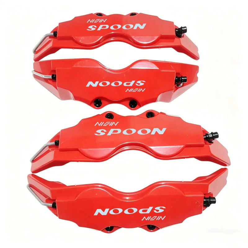 KUNBABY 8 Colors ABS Plastic Disc Brake Caliper Cover With White Spoon Logo Size L/M/S Car Styling For Front Rear Free Shipping