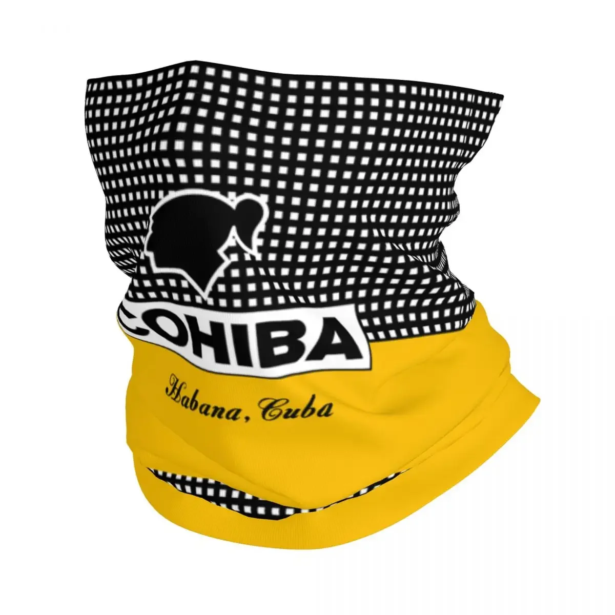 Cuban Cohiba Neck Gaiter Women Men UV Protection Winter Bandana Scarf for Cycling