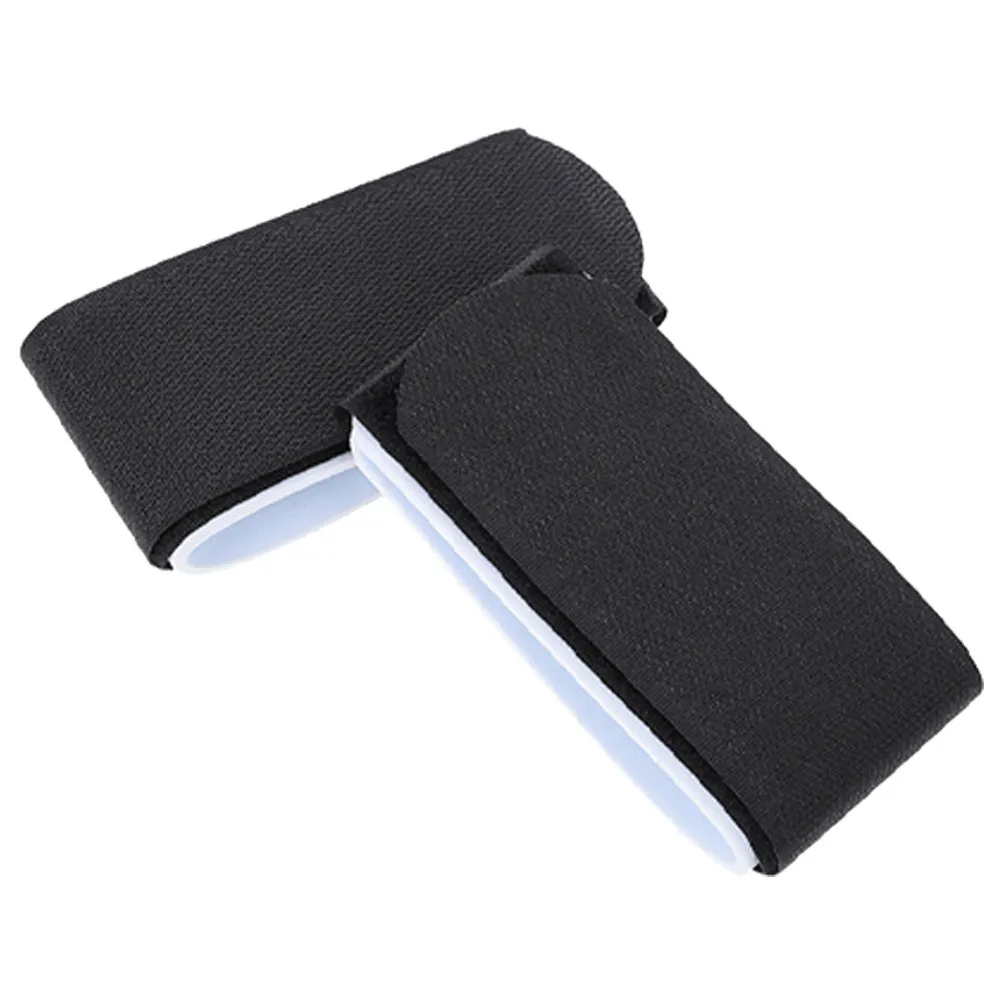 2pcs Black 38x450mm Ski Straps Snowboard Binding Harnesses Durable Nylon Carrying Fixator for Skis Sled Practical