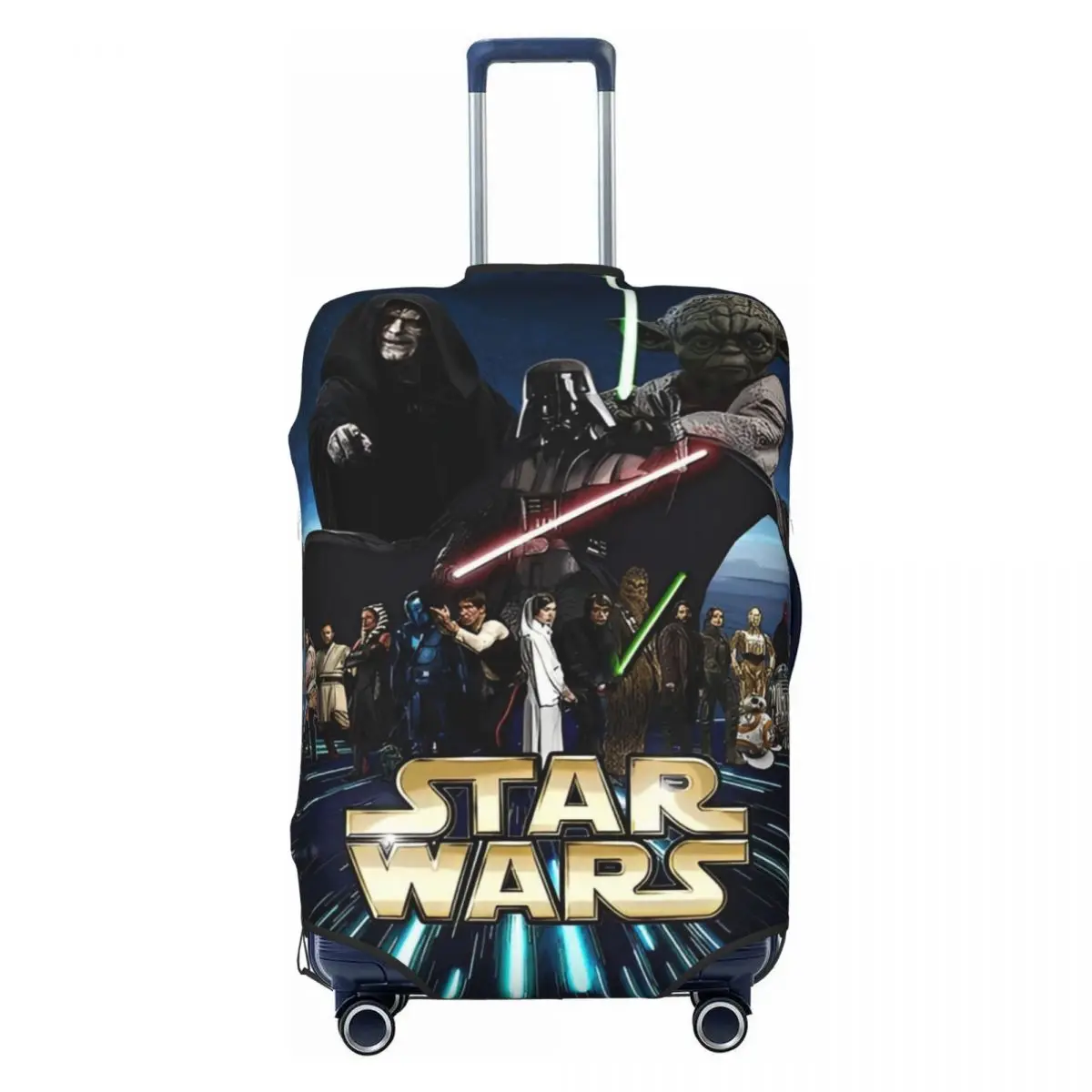 Cartoon W-Wars Anime S-Star Suitcase Cover Business Protection Vacation Practical Luggage Supplies