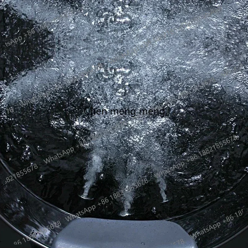 Hot sales 2026new Lover Bath Factory Luxury Black Corner Massage Bathtub With Glass Bubble Ozone Indoor