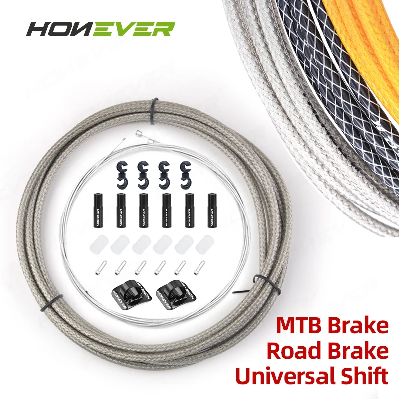 

3 м ткачество MTB дорожный велосипед тормоз/кабель для переключения корпуса наборы 5 мм велосипедный переключатель линия трубы Линия тормозного кабеля Комплект труб для велосипеда