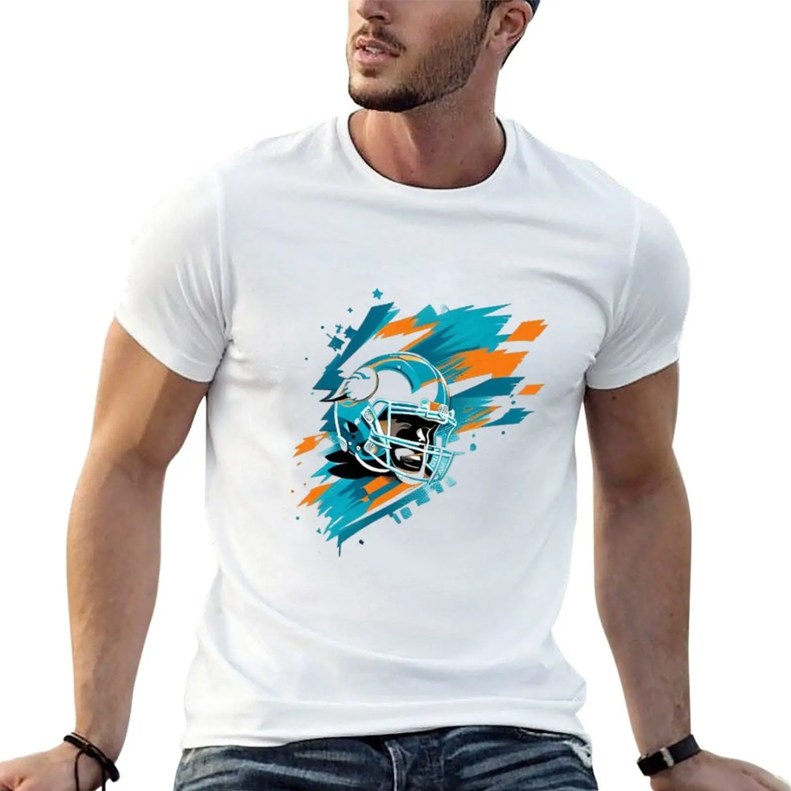 Dolphin Bay Bliss T-Shirt t-shirt essentiel en coton, t-shirt de haute qualité pour homme, t-shirt 100% coton