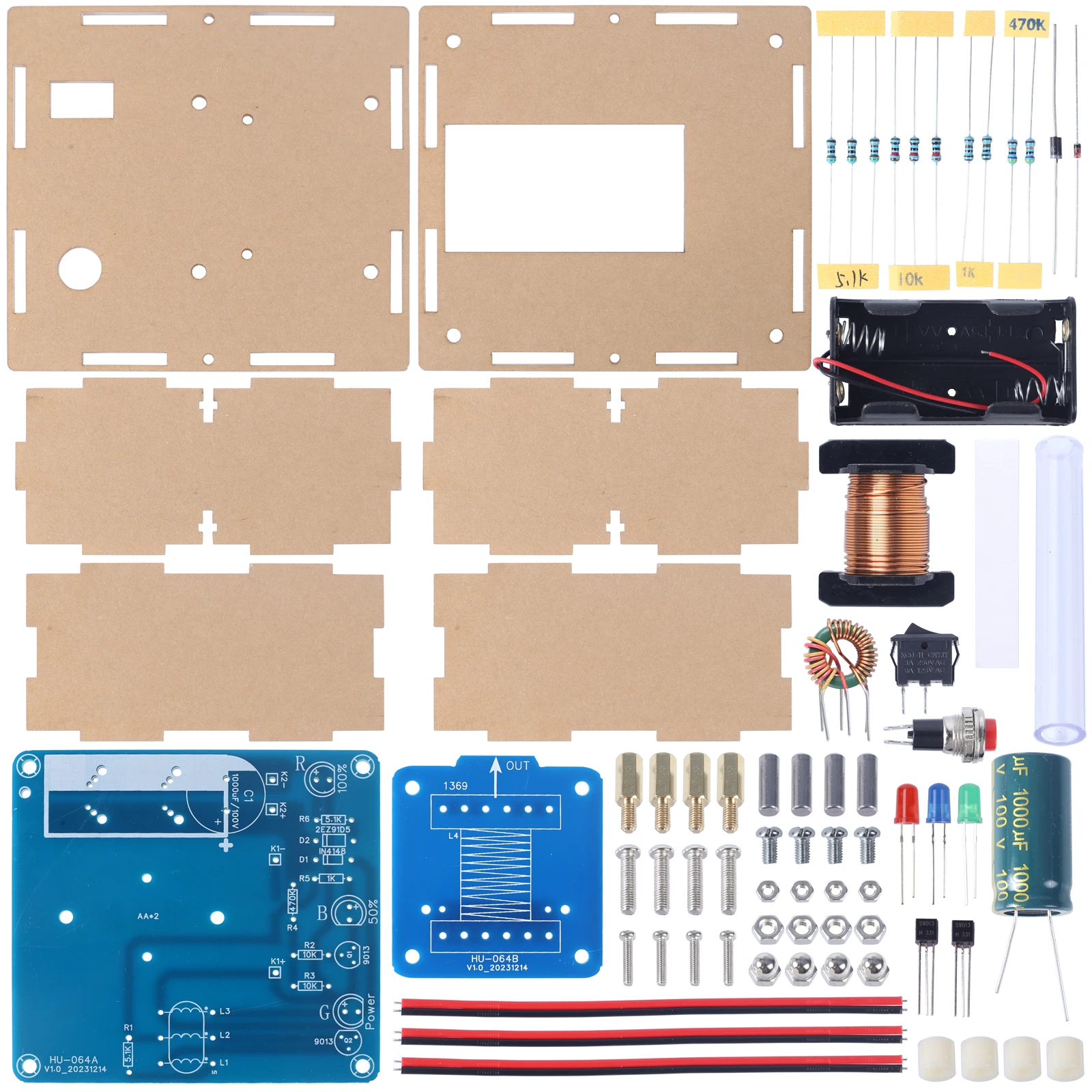 Imagem -03 - Diy Elétrica Transmissor Magnético Kit Jogo de Tiro Mini Módulo Conversor de Tensão Eletrônica Solda Projetos Stem Aprender