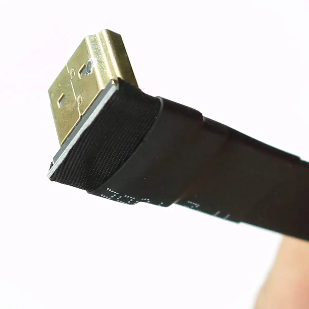 ADT mini HDMI adapter męski na HDMI dla kobiety 4K fpv antena cienki płaski przedłużacz o dużej prędkości wygięty o 90 stopni w prawo w lewo