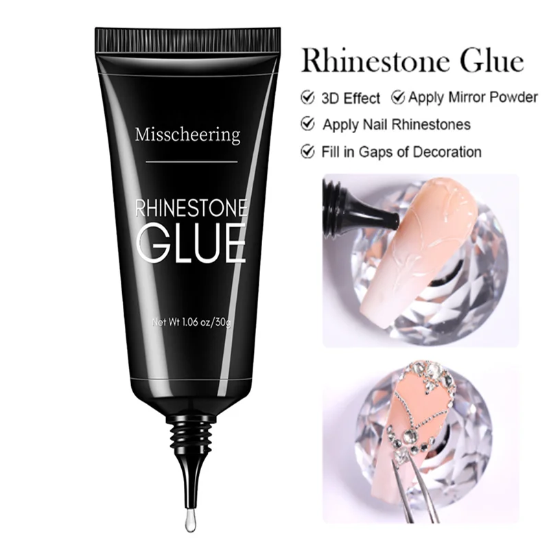 مزيل طلاء الأظافر اللاصق للمجوهرات الماسية خالٍ من ربط غراء المجوهرات المعدنية لإعداد الماس