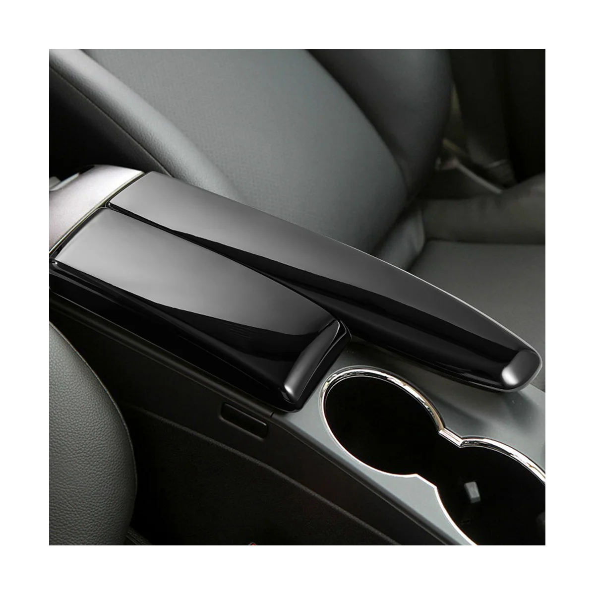 Car Center Console Stowing Tidying Armrest Box Protect Stickers Cover Trim for C Class W204 X204