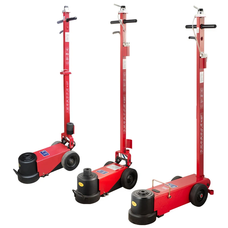 60/120 Ton Pneumatic Hydraulic Jack for Truck and Bus Strong Power with Air Floor Type