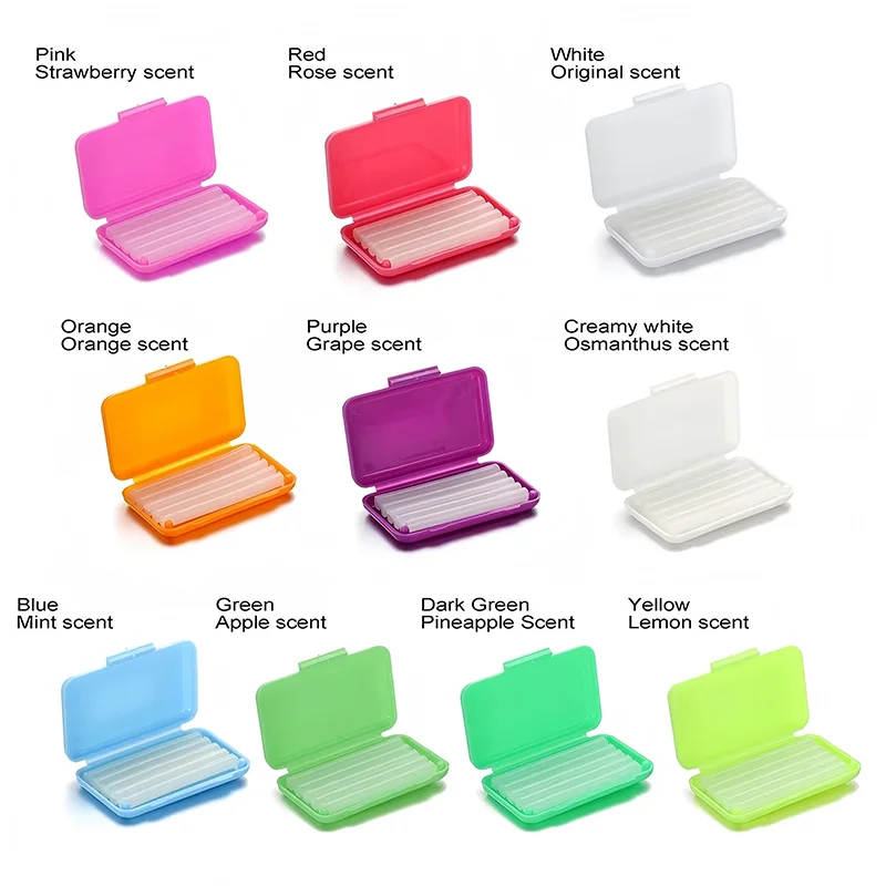 

10PCS Fruit Flavour Orthodontic Relief Wax For Braces Patient Relief Protect Lips and Gums Irritation Oral Care Ortho Wax