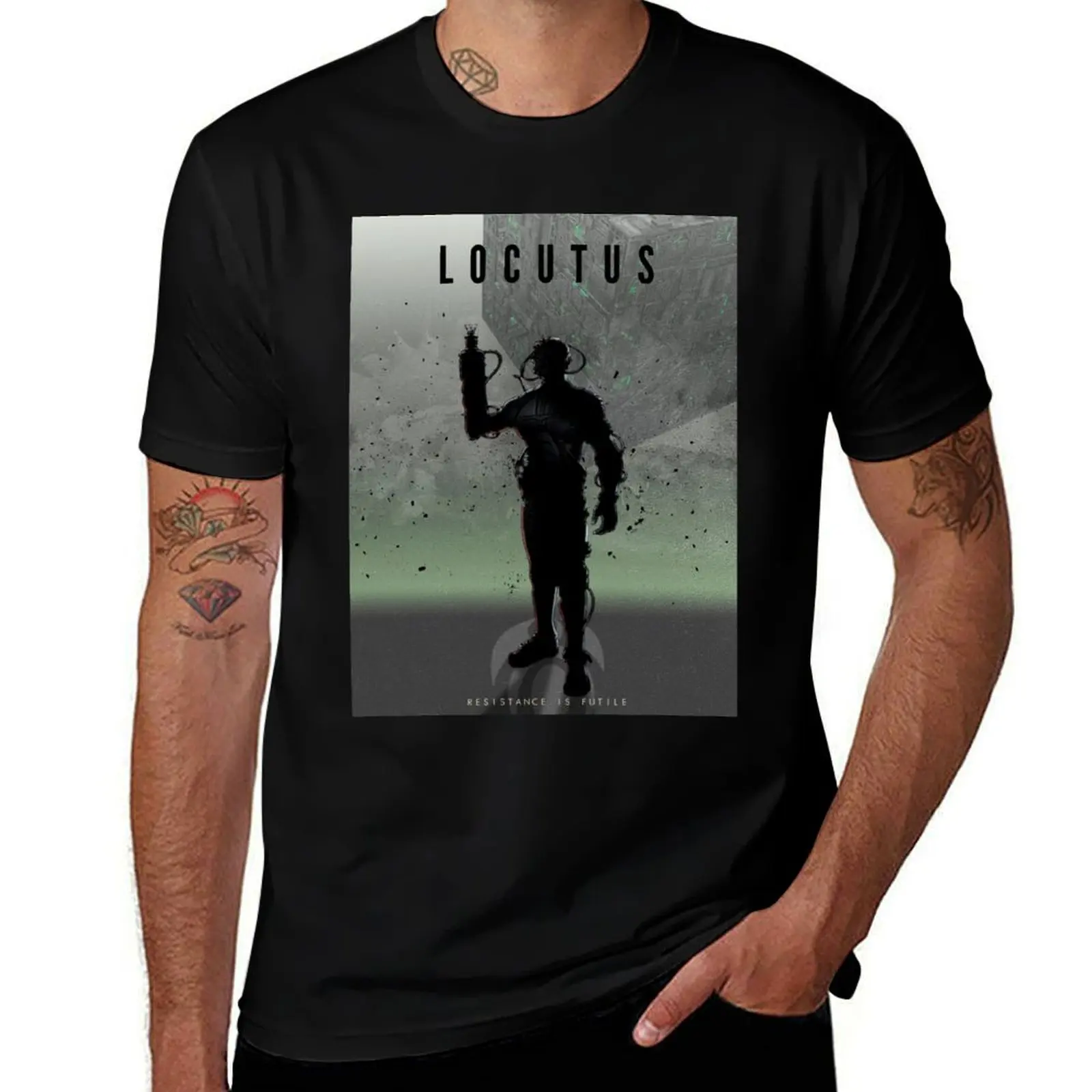 Locutus T-Shirt Casual All Match Tee Shirt for Men T-Shirt
