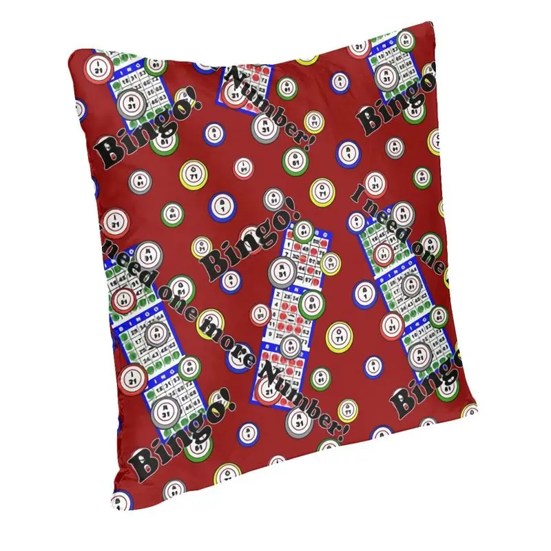 Best Play Bingo Game For Bingo Players Cushion Cover 40x40cm Soft Luxury Pillow Case Home Decor