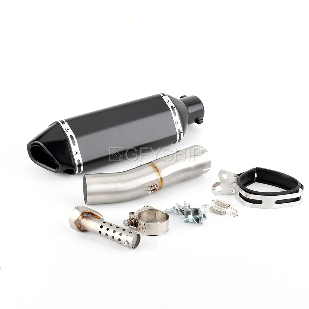 

Street Triple 675 R 13-17 For Triumph Street Triple 675 2013 to 2017 Escape Slip-on Motorcycle Exhaust With Mid Link Pipe