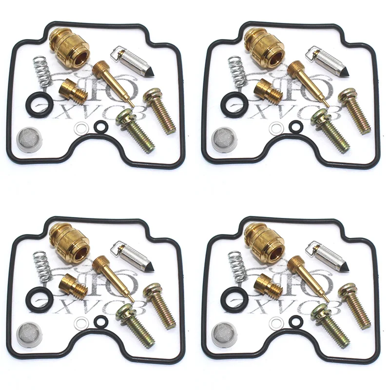 4 set for XJR1300 RP03J 2002-2005 XJR 1300 Motorcycle Carburetor Repair Kit float