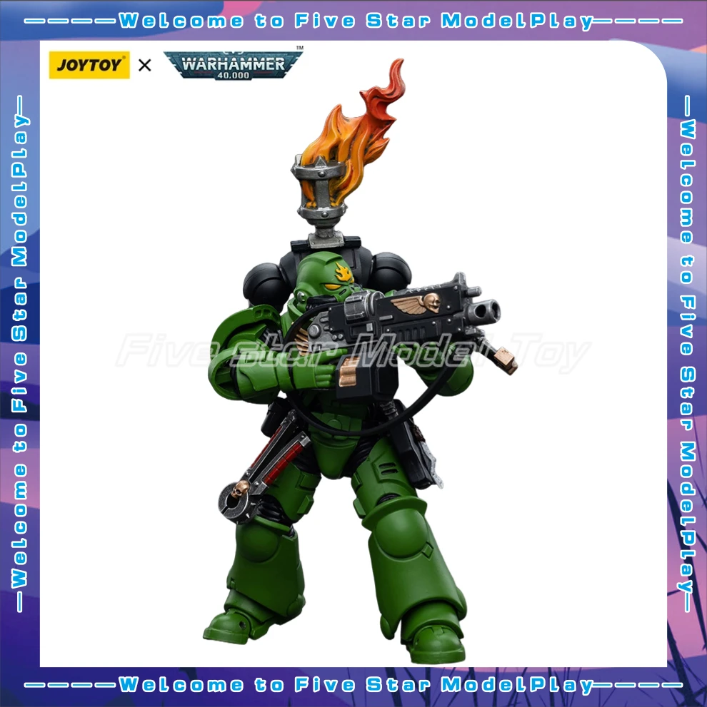 

【FS】 JOYTOYS Warhammer 40K Salamanders Intercessors Sergeant Tsek'gan 1/18 Action Figures Anime Models Toys Gifts
