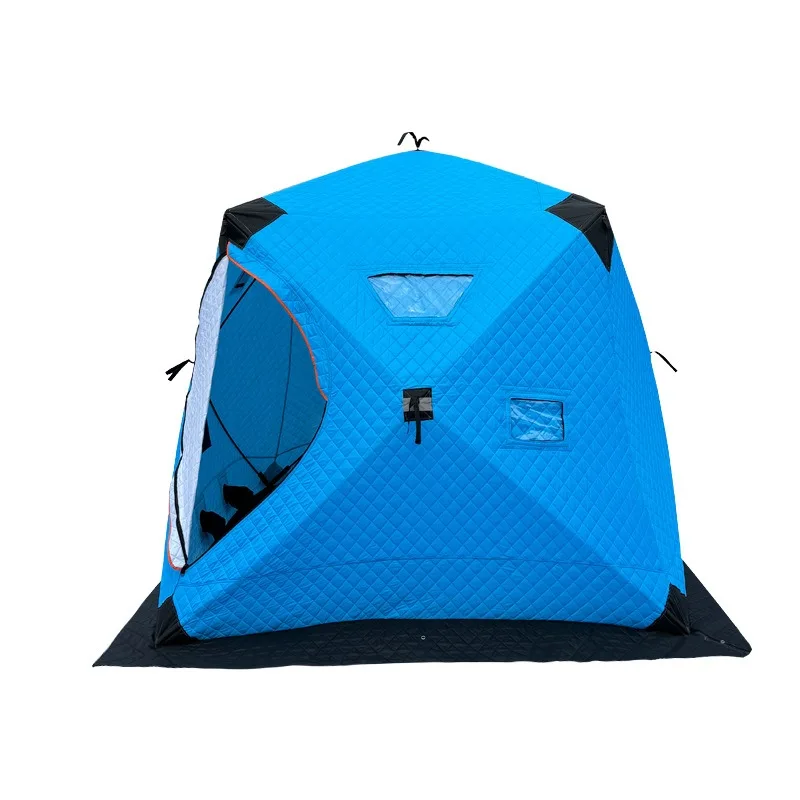 Winter fishing cold and warm cotton tent, outdoor camping fishing equipment, warm and wind-resistant anchor fish tent