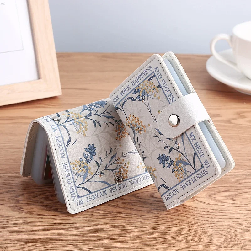 Multiple Card Slots Credit Bank ID Card Holder Bag Organizer Badge Business Bus Card Storage Case Money Bill Wallet 10.5*7.5*2cm