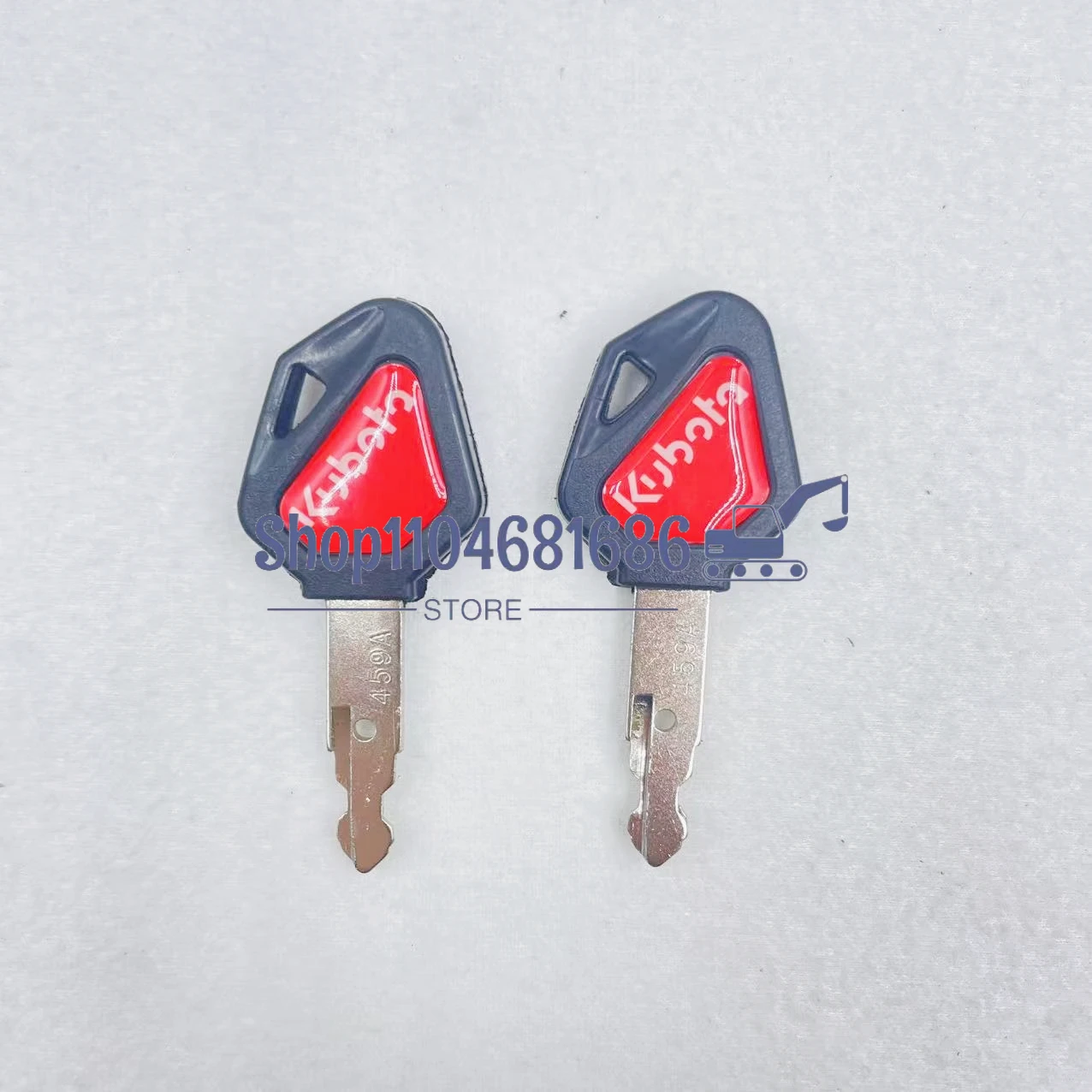 1/2/5/10PCS 459A Sleutels voor Kubota Mini Graafmachine Graver Schranklader Contactsleutel ELI80-0101 RC411-53933 RC461-53960