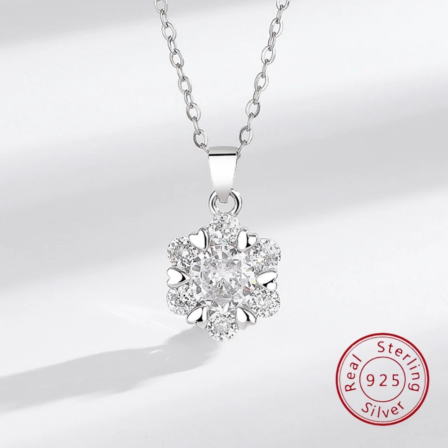 

Cross-border S925 Elegant Necklace Spring/Summer Women's Light Luxury Niche Design Versatile High-End Necklace