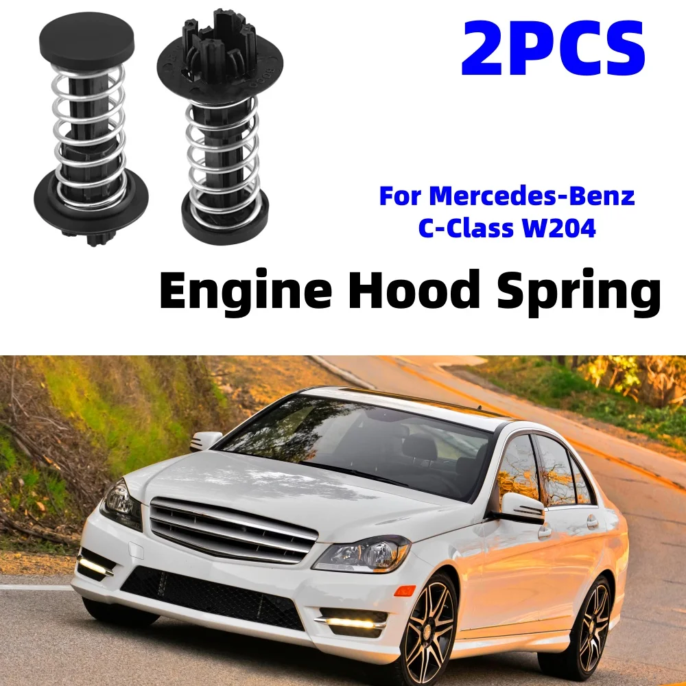 

2Pcs Car Engine Hood Spring Replacement A2048800227 Car Engine Bonnets Part For Mercedes-Benz C-Class W204