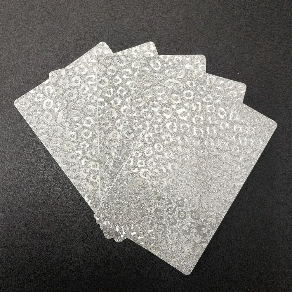 FONLYU Luipaard Glitter Glanzende Achterstickers voor Mobiele Telefoon Screen Protector Decoratieve Skins Film Snijmachine Cutter Plotter