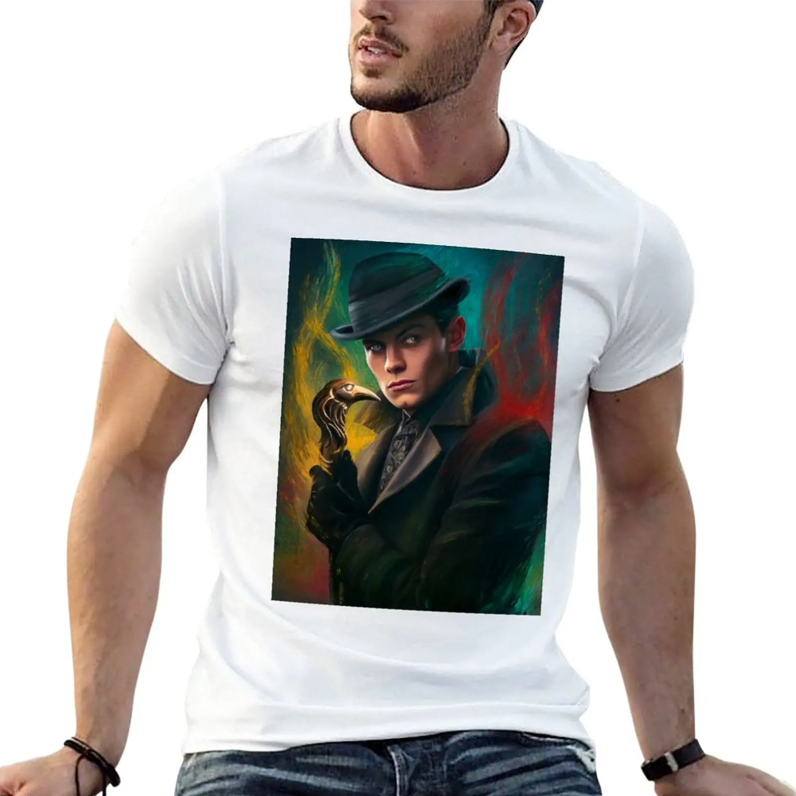 

Kaz Brekker Shadow and Bone T-Shirt boys animal print shirt T-shirt men